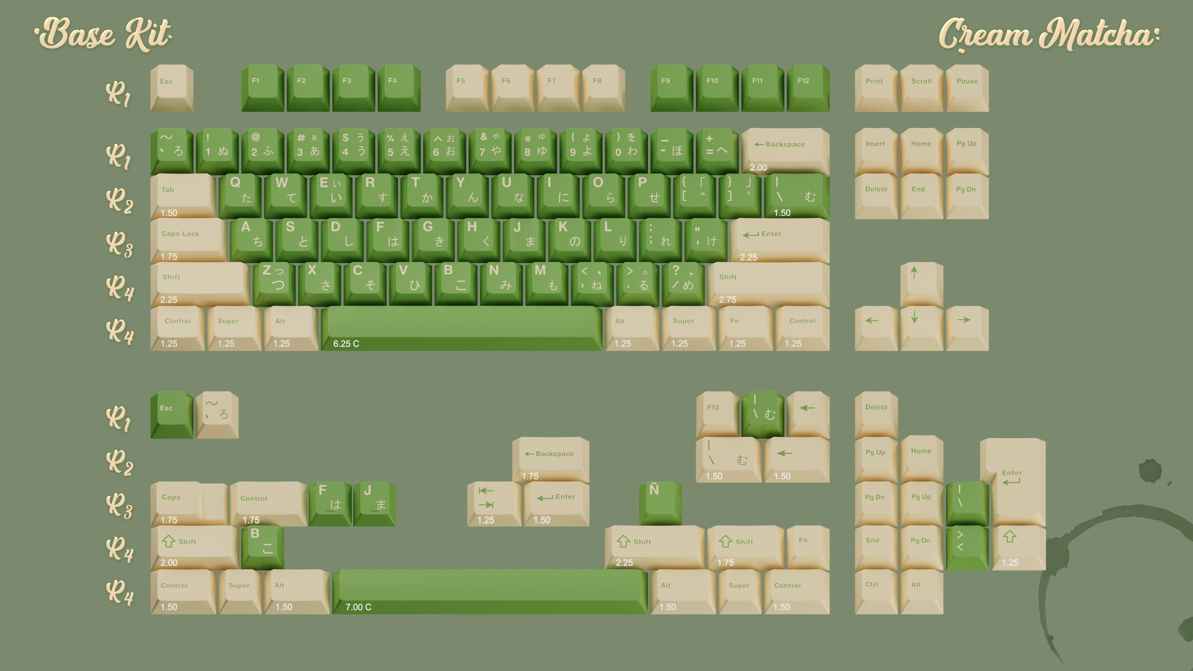 GMK Cream Matcha