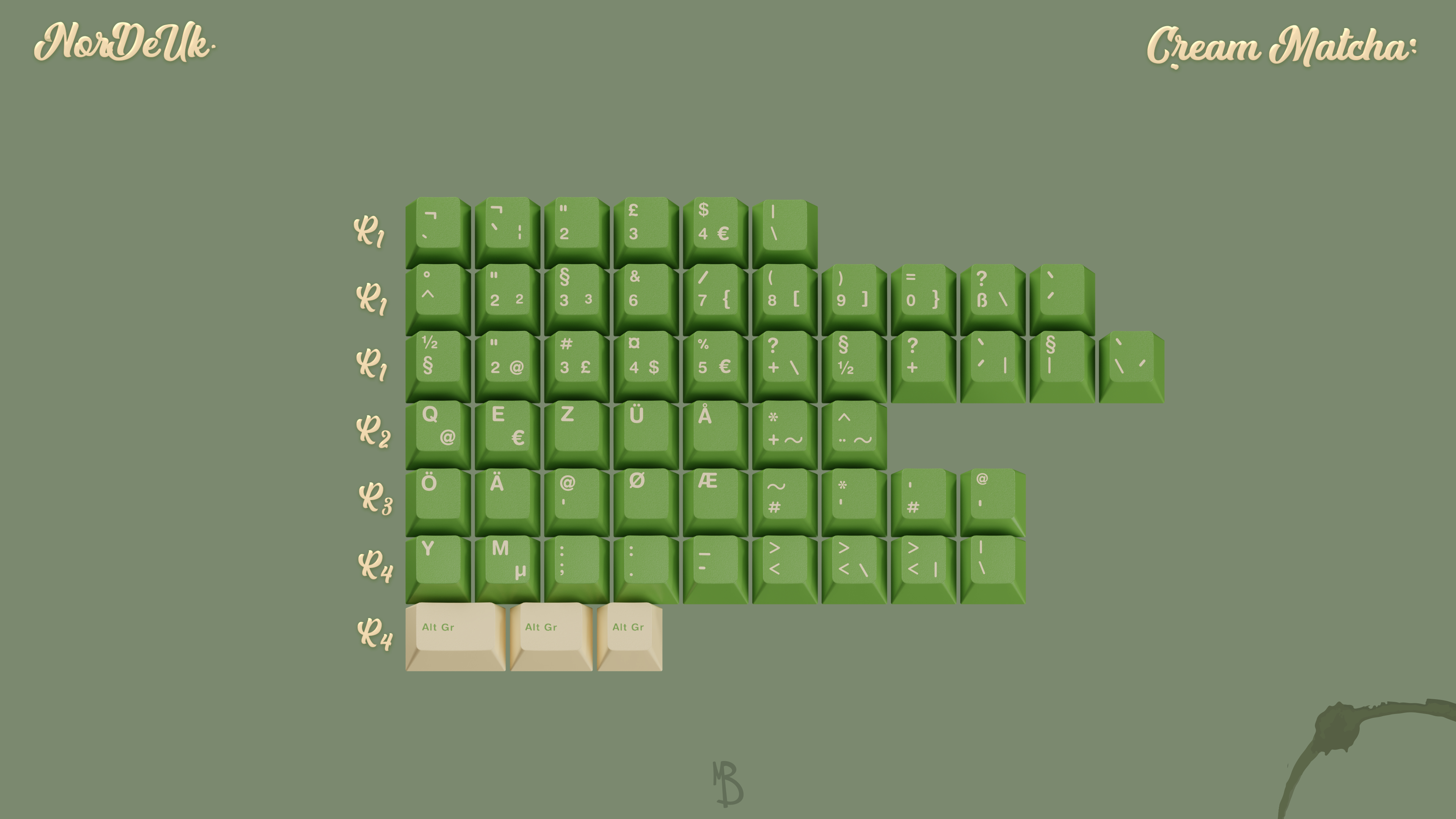 GMK Cream Matcha