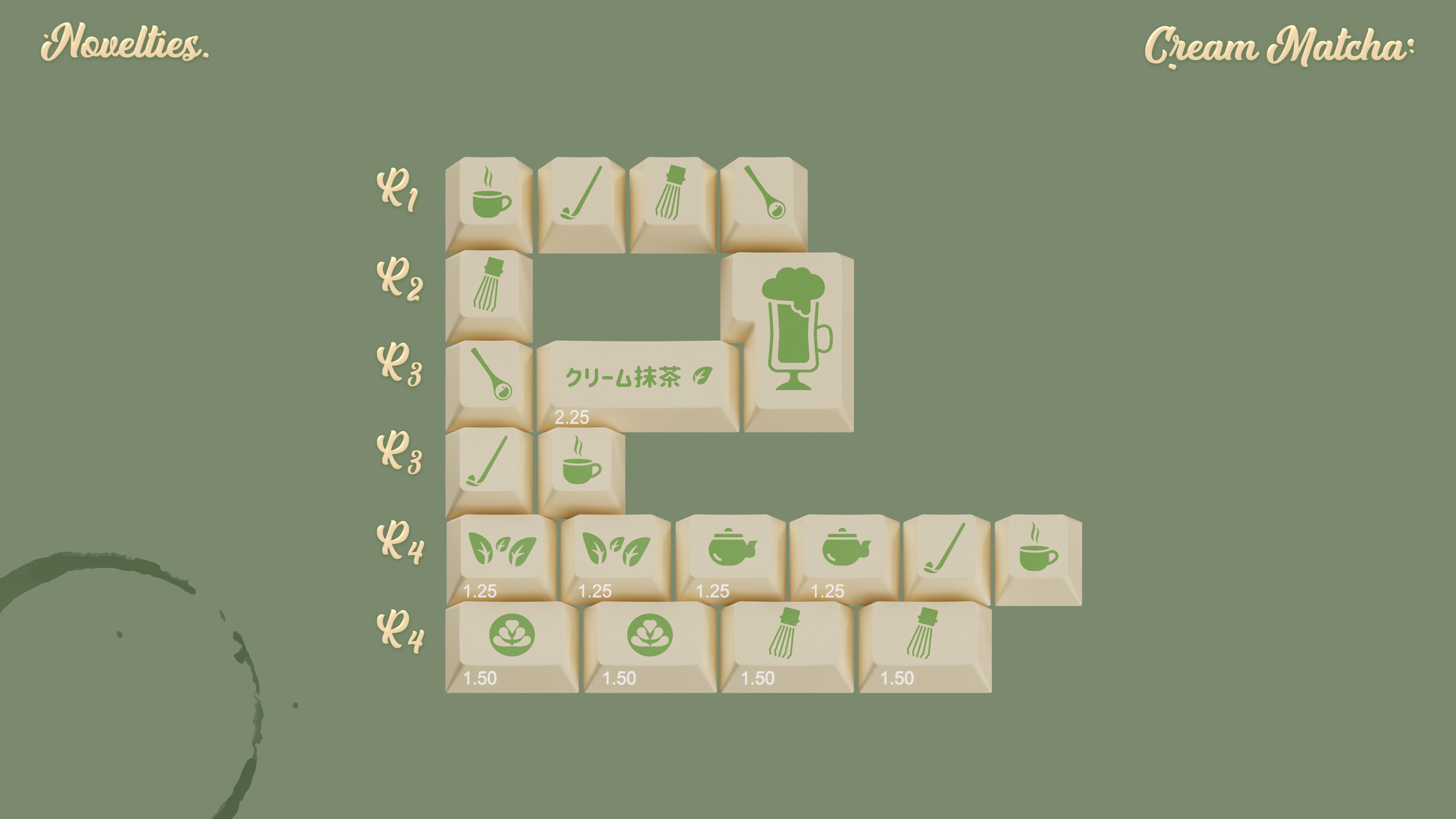 GMK Cream Matcha